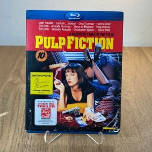 Miramax Pulp‎ Fiction Blu-ray Movie OS Blue Good Slipcover Tarantino Collector